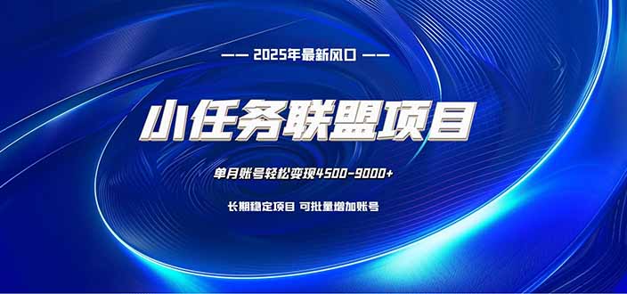 小任务联盟项目:一台电脑每天只需10分钟,轻松简单稳定-蓝海云网创