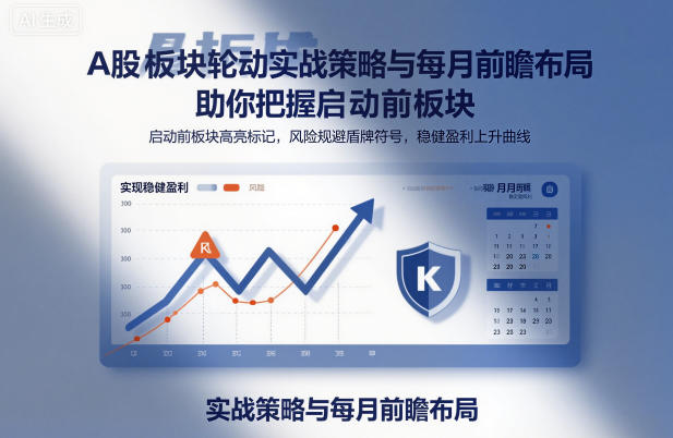 A股板块轮动实战策略与每月前瞻布局，助你把握启动前板块，规避风险，实现稳健盈利-蓝海云网创