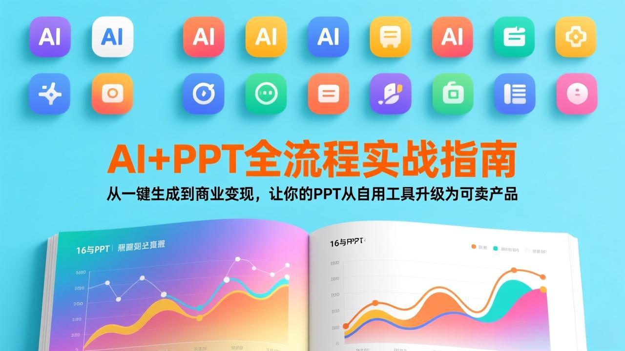 AI+PPT全流程实战指南：从一键生成到商业变现，让你的PPT从自用工具升级为可卖产品-蓝海云网创