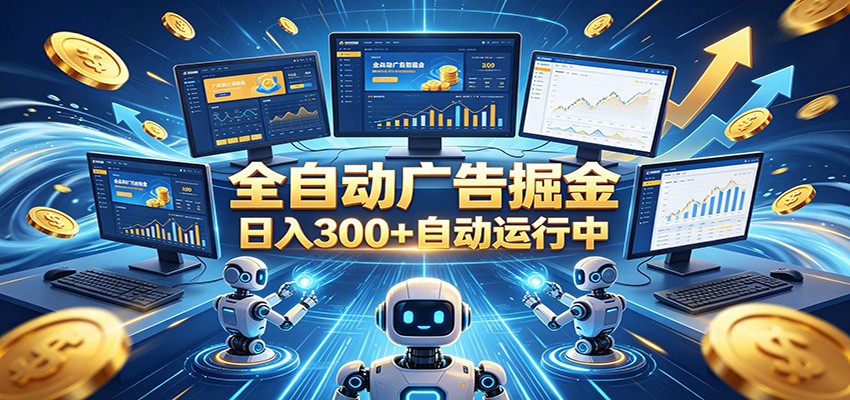 自动广告G机，日入300+，正规平台，广告浏览获益，时间自由，适合各类人群日常增收-蓝海云网创