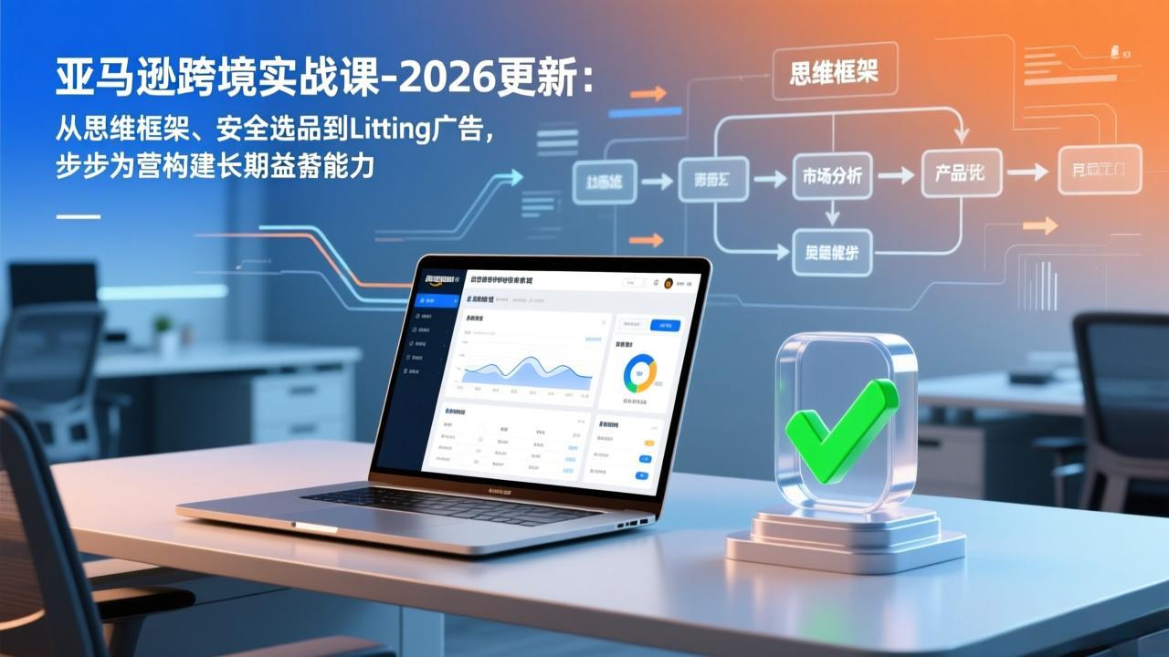 亚马逊跨境实战课-2026更新：从思维框架、安全选品到Listing广告，步步为营构建长期盈利能力-蓝海云网创