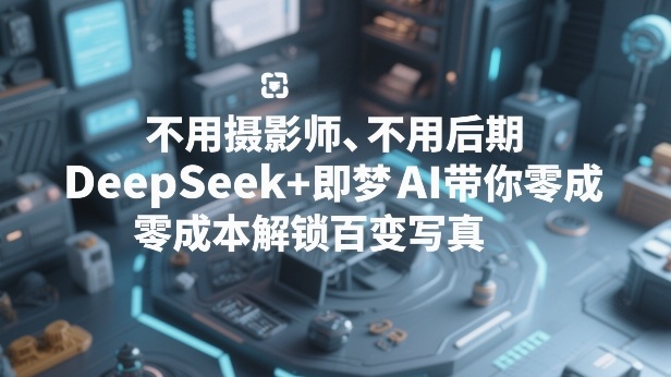 不用摄影师、不用后期，DeepSeek+即梦AI带你零成本解锁百变写真！-蓝海云网创