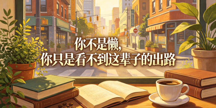付费文章：你不是懒，你只是看不到这辈子的出路-蓝海云网创
