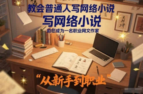 教会普通人写网络小说，助您成为一名职业网文作家-蓝海云网创