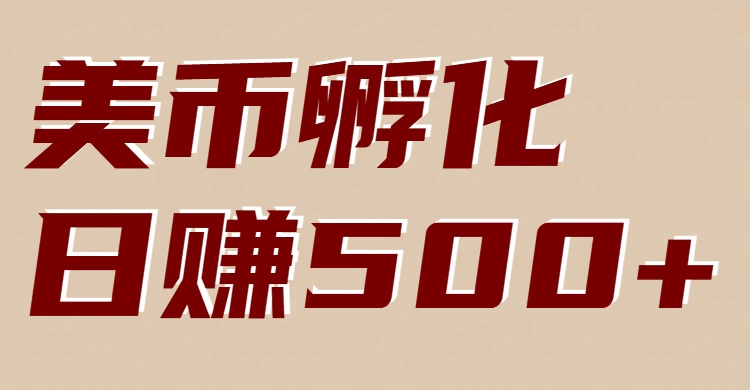 美币孵化项目：电脑全自动挂机赚美金，小白轻松上手-蓝海云网创