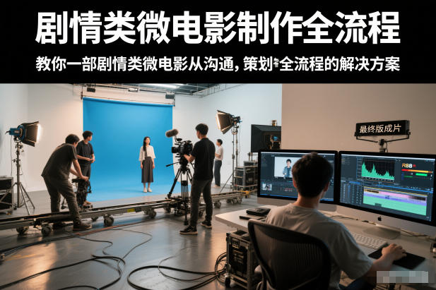 剧情类微电影制作全流程，教你一部剧情类微电影从沟通，策划到拍摄制作全流程的解决方案-蓝海云网创