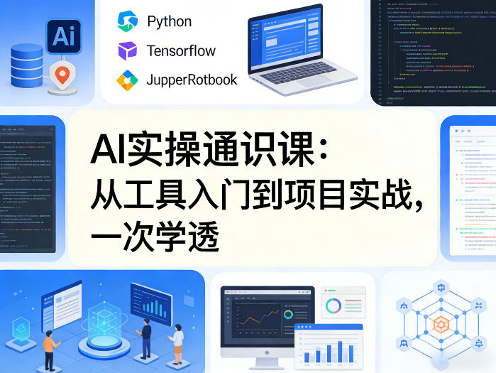 AI实操通识课，从工具入门到项目实战，一次学透-蓝海云网创