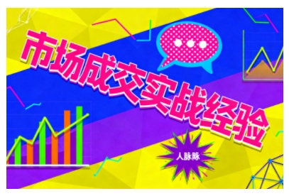 市场成交实战经验，从认知觉醒到实操落地，快速掌握市场开拓与成交核心能力-蓝海云网创