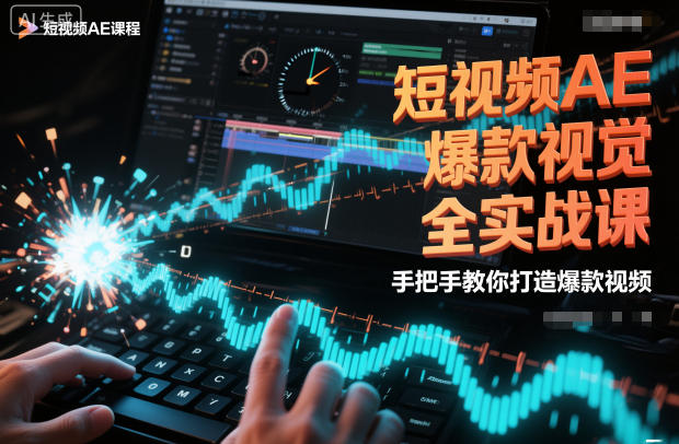短视频AE爆款视觉全实战课，手把手教你打造爆款视频-蓝海云网创