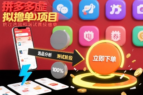 拼多多虚拟撸单项目，跳过选品和测试直接撸单-蓝海云网创