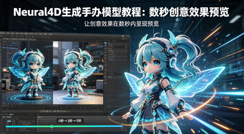 Neural4D生成手办模型教程，让创意效果在数秒内呈现预览-蓝海云网创