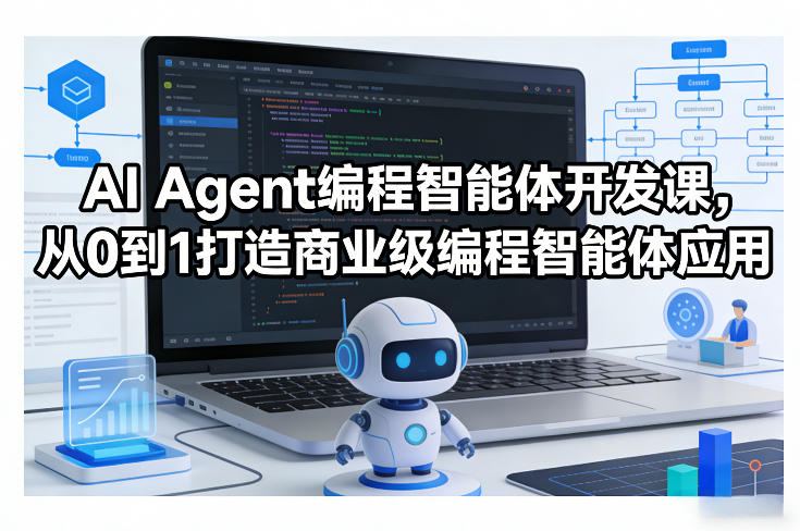 AI Agent编程智能体开发课，从0到1打造商业级编程智能体应用-蓝海云网创