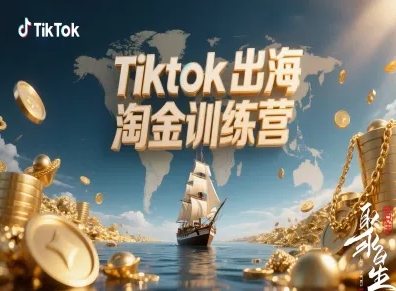 Tiktok出海淘金训练营，跨境电商TK实战变现-蓝海云网创