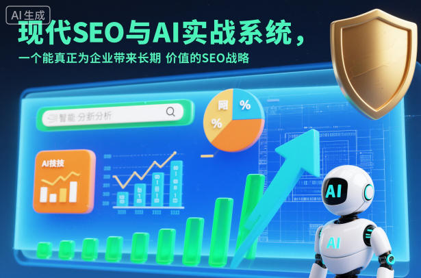 现代SEO与AI实战系统，一个能真正为企业带来长期价值的SEO战略(英语+中文字幕)-蓝海云网创