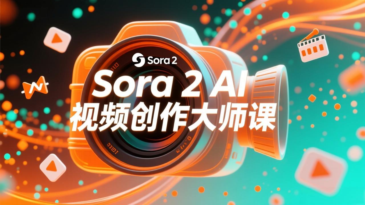 如何利用Sora 2创建流行AI人工智能视频大师班教程：掌握创作全流程，产出百万播放内容-蓝海云网创