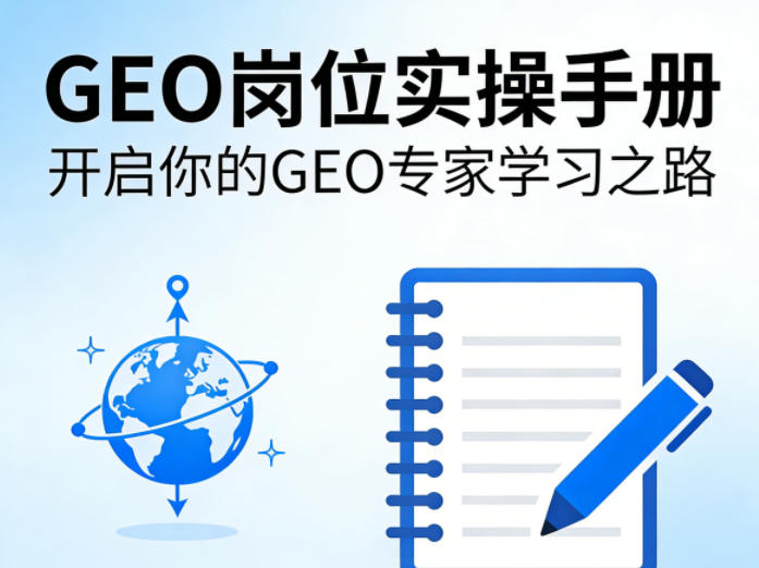 GEO岗位实操手册，开启你的GE0专家学习之路-蓝海云网创