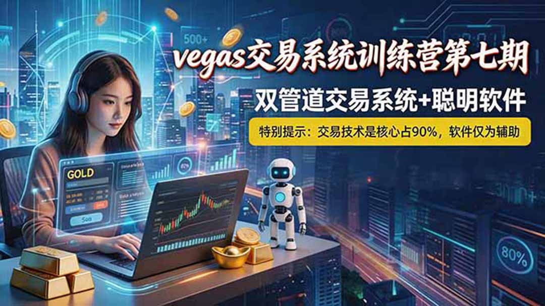 【海外美金AI搬砖】Vegas交易技术+聪明软件， 黄金期货日赚50-1000U， 长期稳定，小白轻松上手-蓝海云网创