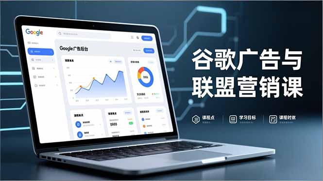 谷歌广告与联盟营销课，防关联注册、退款指南、流量追踪，全链路实战，月收益达5000美元+-蓝海云网创
