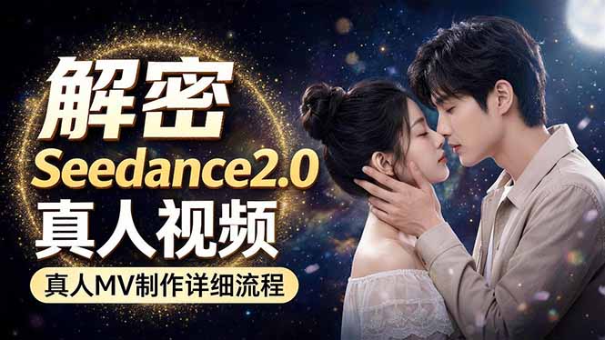 Seedance 2.0电影级真人 MV全流程拆解：提示词、运镜、粒子特效，手把手实操-蓝海云网创