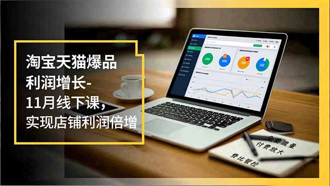 淘宝天猫爆品利润增长-11月线下课，免费流量、付费放大、费比管控，实现店铺利润倍增-蓝海云网创