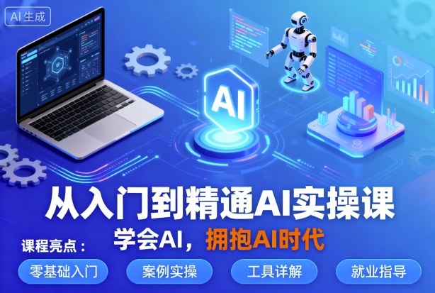 从入门到精通AI实操课,学会AI,拥抱AI时代-蓝海云网创