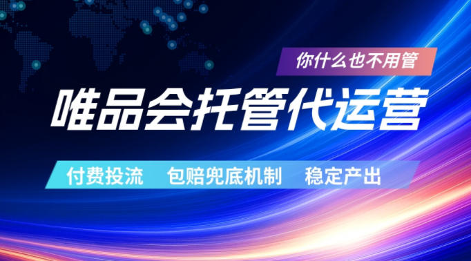 唯品会托管代运营，付费投流玩法，包赔兜底机制，稳定产出【揭秘】-蓝海云网创