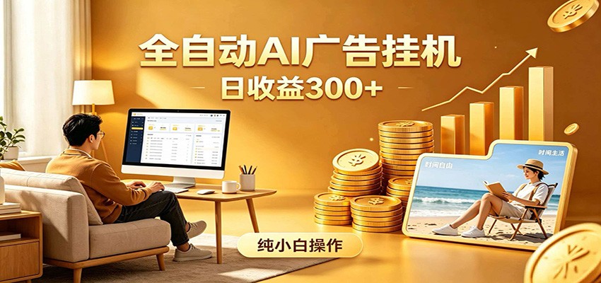 AI风口项目，全程解放双手，后台自动运行赚取收益，每天稳定收益300+-蓝海云网创