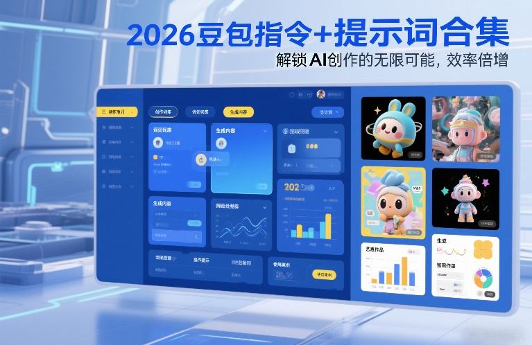 2026豆包指令+提示词合集，解锁AI创作的无限可能，效率倍增-蓝海云网创