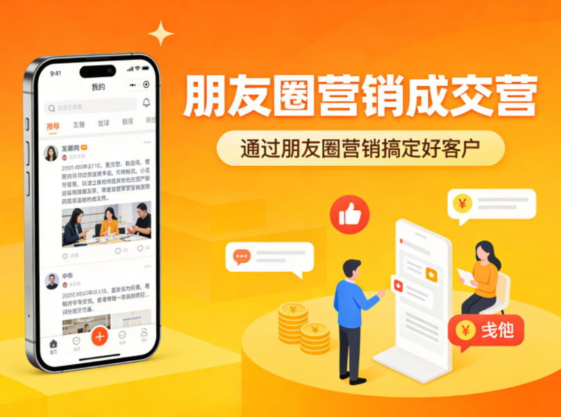 朋友圈营销成交营，通过朋友圈营销来搞定好客户-蓝海云网创