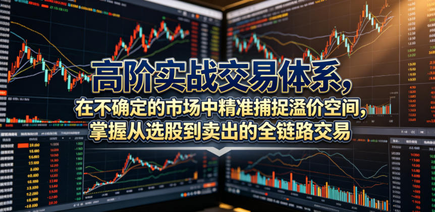 高阶实战交易体系，在不确定的市场中精准捕捉溢价空间，掌握从选股到卖出的全链路交易心法(更新6月)-蓝海云网创