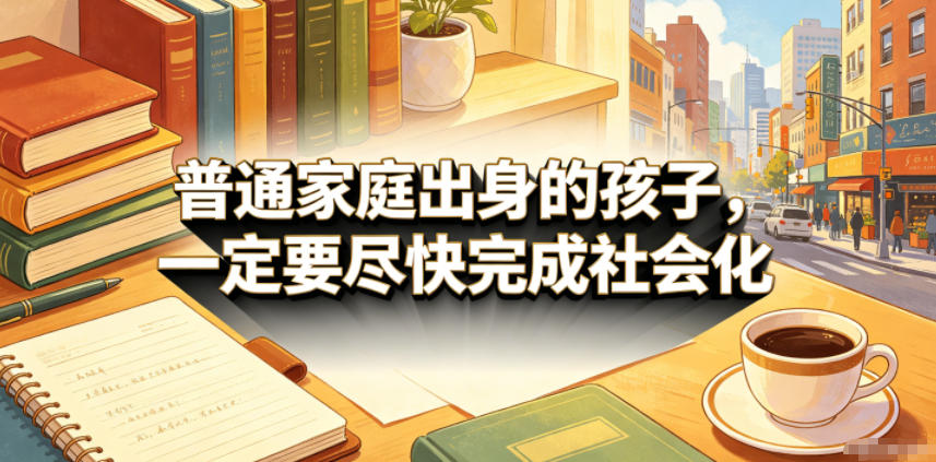 付费文章：普通家庭出身的孩子，一定要尽快完成社会化-蓝海云网创