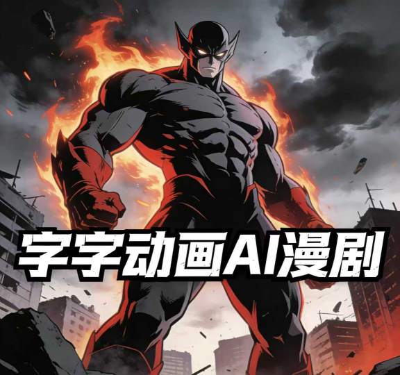 字字动画AI漫剧2026年第1期系统课程，小白看完就能学会实操的漫剧课，单人月收1-3W-蓝海云网创