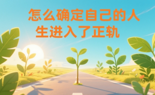 某公众号付费文章：怎么确定自己的人生进入了正轨？-蓝海云网创