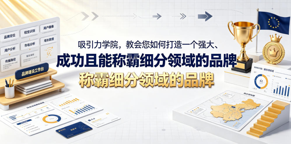 吸引力学院，教会您如何打造一个强大、成功且能称霸细分领域的品牌！【原创双语字幕】-蓝海云网创