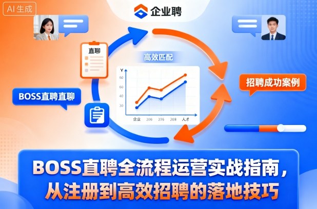 BOSS直聘全流程运营实战指南，从注册到高效招聘的落地技巧-蓝海云网创