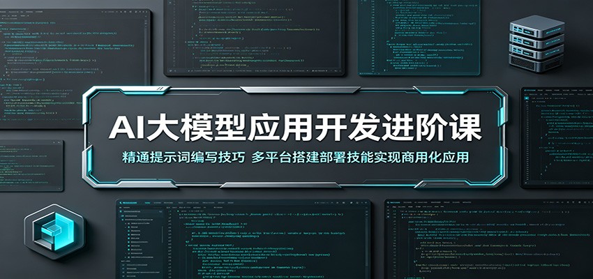AI大模型应用开发进阶课：精通提示词编写技巧，多平台搭建部署技能实现商用化应用-蓝海云网创