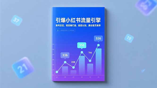 引爆小红书流量引擎，账号定位、视觉锤打造、底层认知，撬动首页推荐-蓝海云网创