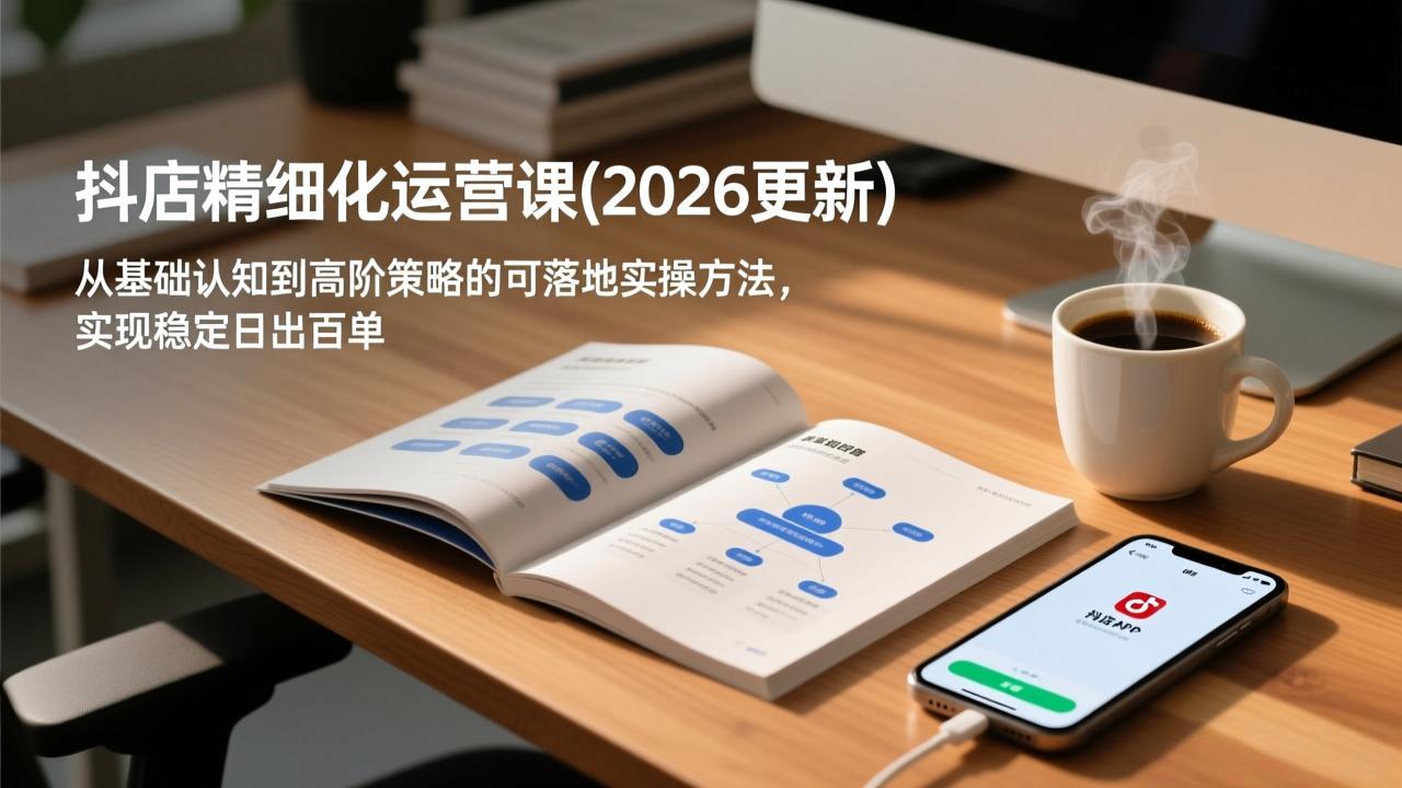 抖店精细化运营课(2026更新-蓝海云网创
