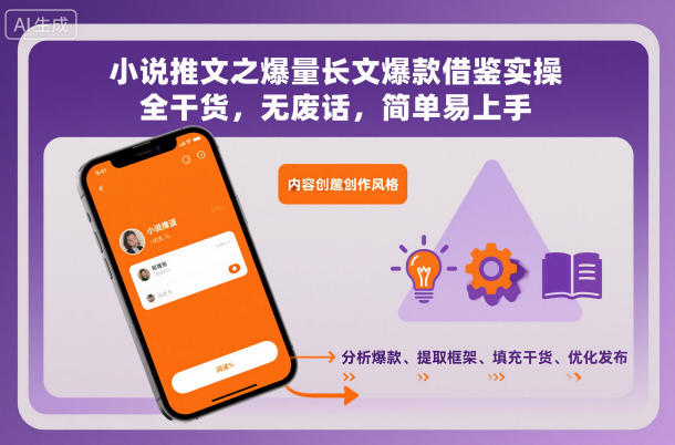 小说推文之爆量长文爆款借鉴实操,全干货,无废话,简单易上手-蓝海云网创