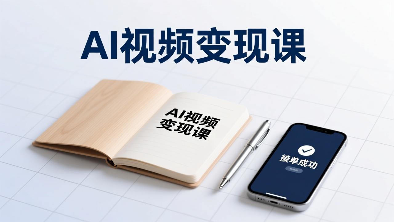AI视频变现课，学完即可创作短片、接商单，实现副业增收，单项目报价可达千元-蓝海云网创