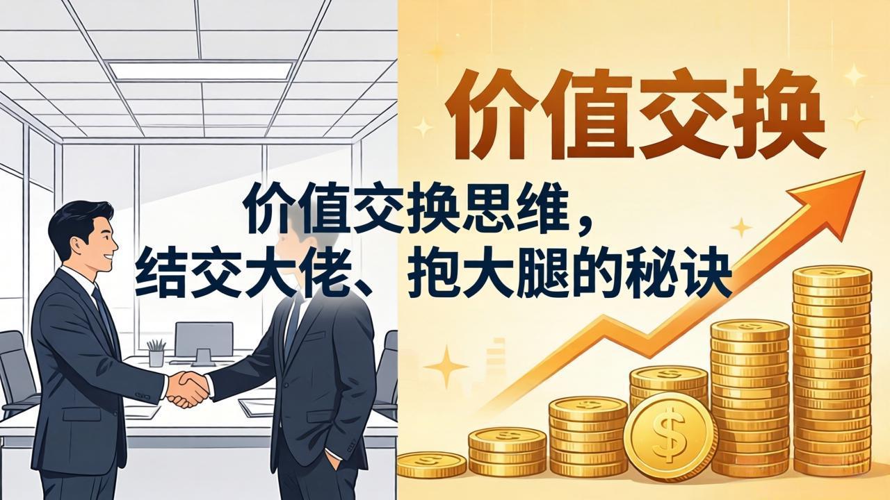 某付费文章：价值交换思维，结交大佬、抱大腿的秘诀-蓝海云网创