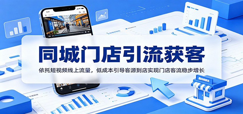 同城门店引流获客：依托短视频线上流量，低成本引导客源到店实现门店客流稳步增长-蓝海云网创